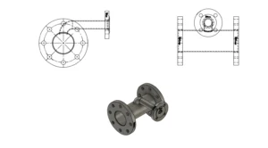 Réalisation d'une bride tournante dans le cadre d'une prestation de tuyauterie industrielle. De l'étude à la conception, Height Technician in Building est compétente pour répondre à vos besoins de tuyauterie et chaudronnerie. La pièce est destinée à un transformateur électrique.